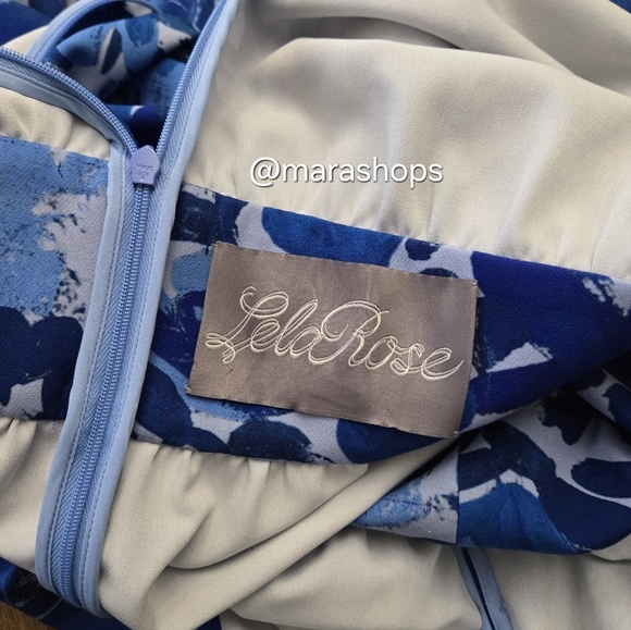 Lela Rose Tulip Crepe Floral Midi Dress - Picture 8 of 11